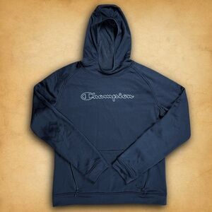 🖤 Champion Men's Powerblend Fleece Pullover Hoodie – Size Medium 🖤